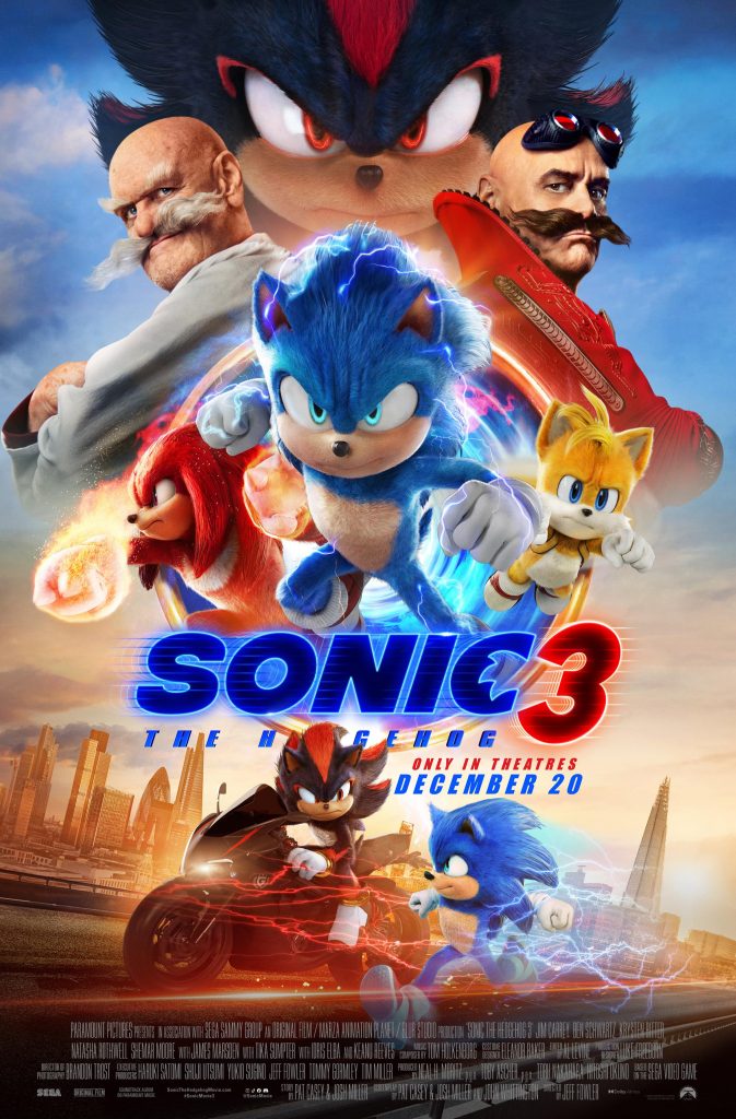 Sonic the Hedgehog 3 movie cover